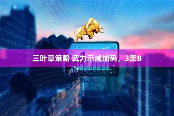 三叶草策略 武力示威加码，3架B