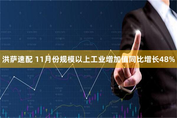 洪萨速配 11月份规模以上工业增加值同比增长48%